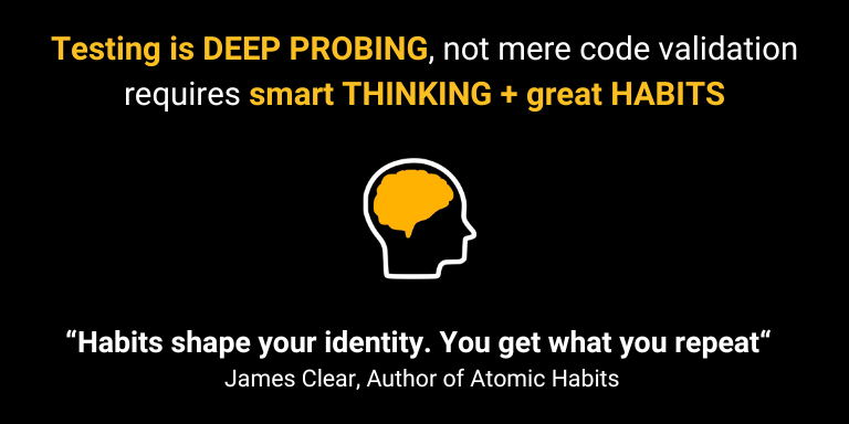 testing is deep probing